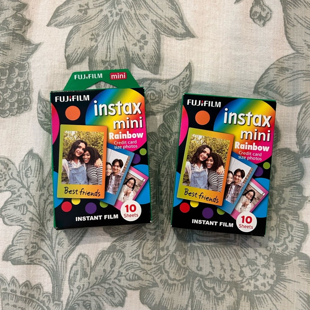 Polaroid mini colored film